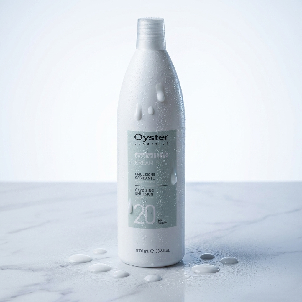 Oxycream 20 vol — escena editorial