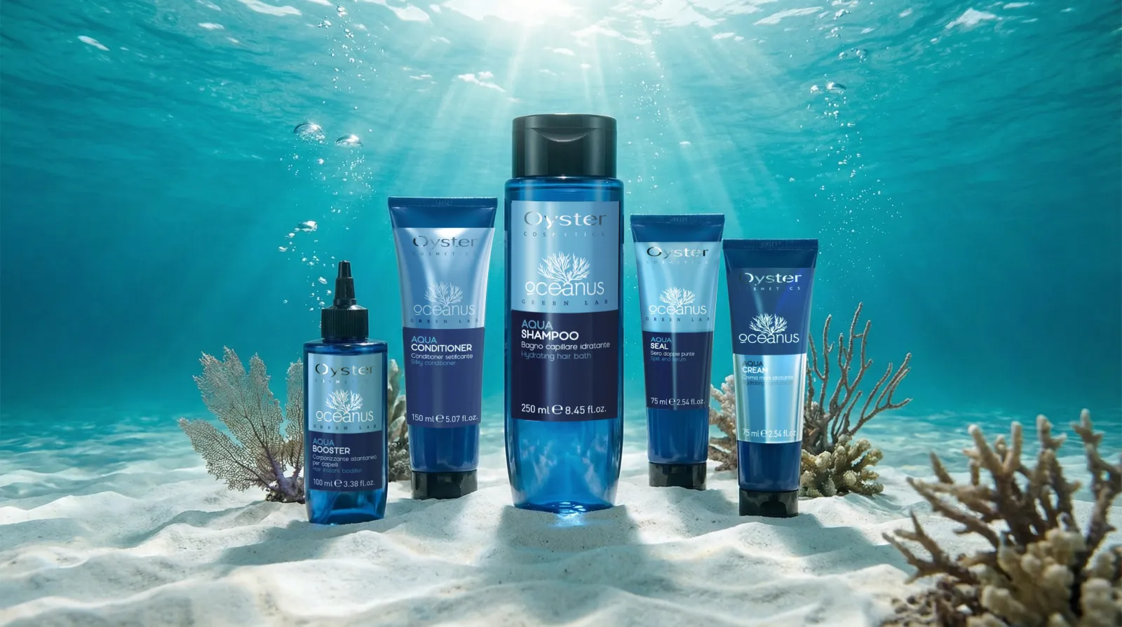 Oceanus Green Lab — editorial de campaña